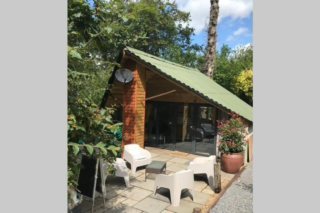 The Shed . A Cosy, Peaceful, 96% Recycled, Chalet. 스완지 외부 사진