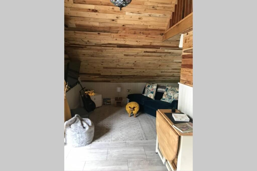 The Shed . A Cosy, Peaceful, 96% Recycled, Chalet. 스완지 외부 사진