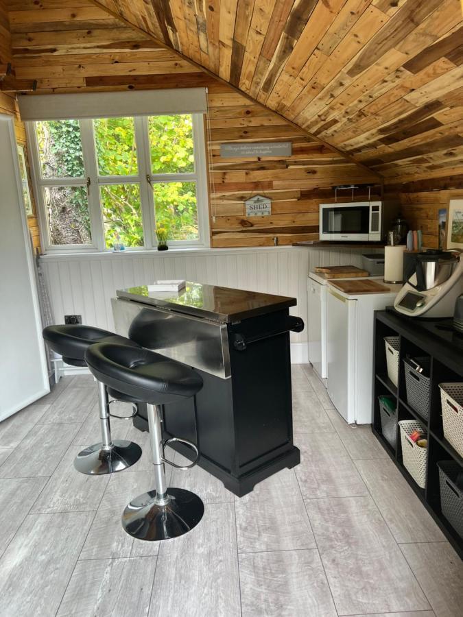 The Shed . A Cosy, Peaceful, 96% Recycled, Chalet. 스완지 외부 사진